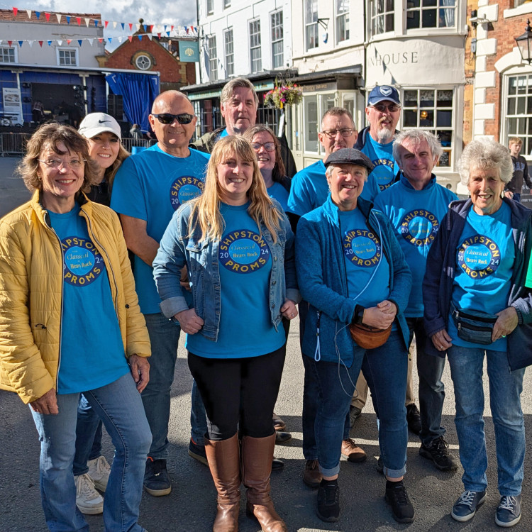 The team in the square
