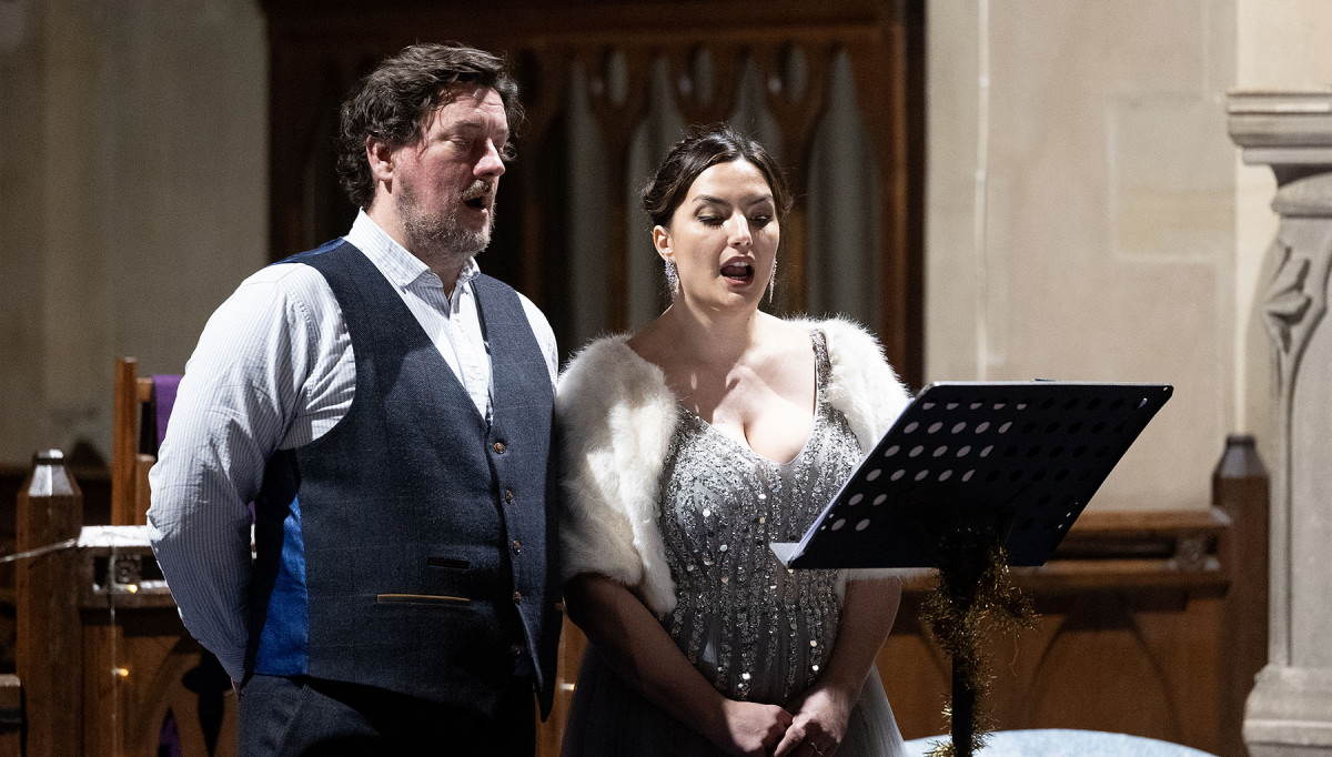 Anna Patalong & Benedict Nelson performing at st. Edmunds Church in Shipston-on-Stour